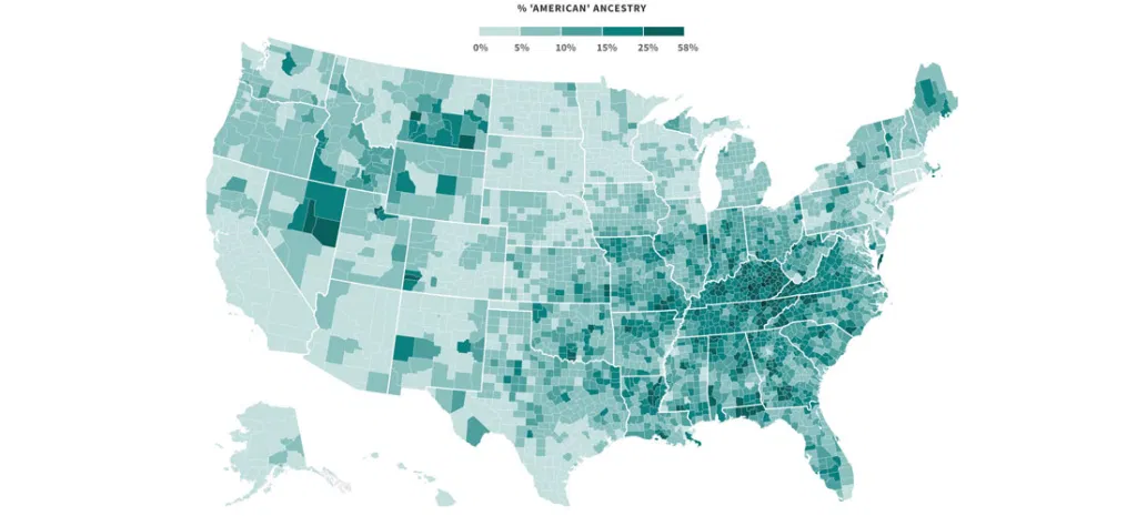 Mapping Where 'Americans' Live