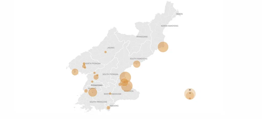 Visualizing North Korea's Missile Launches