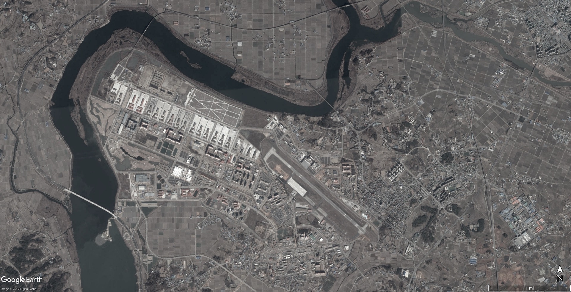 Satellite imagery from February 2017