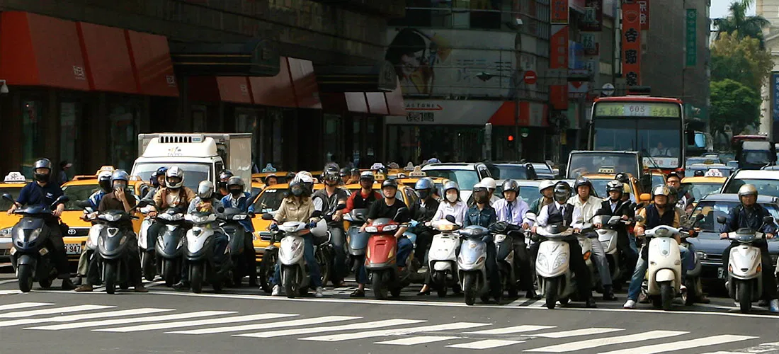 Charting Taiwan's Sea of Scooters